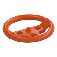 Деталь LEGO Technic Steering Wheel Large, Красно-оранжевый