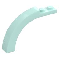 Деталь LEGO Кирпичик-арка изогнутая верхняя 1 x 6 x 3 1/3, Светлый морской волны