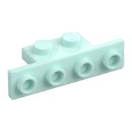 Деталь LEGO Кронштейн 1 x 2 - 1 x 4, Светлый морской волны