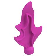 Деталь LEGO Duplo Wave (Fire, Water, Flame) 2 x 1 x 5 with Non-Marbled Tip, Темно-розовый
