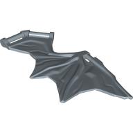 Деталь LEGO Creature Body Part, Wing 11 x 6 with 3 Bars [PLAIN], Песочно-синий