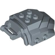 Деталь LEGO Large Figure Cover 4 x 5 x 2 with Bar, 4 Studs, Ridged, Песочно-синий