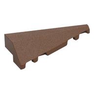 Деталь LEGO Wedge Sloped 2 x 5 Right, Красно-коричневый