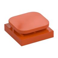 Деталь LEGO Tile Special 2 x 2 x 2/3 with Photo Clip, Красно-оранжевый