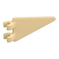 Деталь LEGO Flag 2 x 4 Triangle, Песочный
