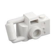 Деталь LEGO Minifig Camera Handheld with Central Viewfinder, Белый