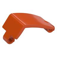 Деталь LEGO Technic Panel Curved and Bent 6 x 3, Красно-оранжевый