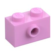 Деталь LEGO Brick Special 1 x 2 with 1 Center Stud on 1 Side, Ярко-розовый