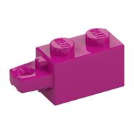 Деталь LEGO Hinge Brick 1 x 2 Locking with 1 Finger Horizontal End, Пурпурный