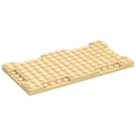 Деталь LEGO Brick Special 8 x 16 x 2/3 with Six Recessed Edges, Песочный
