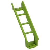 Деталь LEGO Track Roller Coaster Steep Ramp, 6 1/3 Bricks Elevation, Лайм