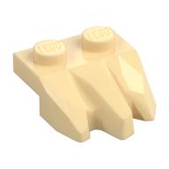 Деталь LEGO DESIGN, PLATE 2X3, ROCK, NO. 1, Песочный