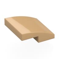 Деталь LEGO Скос изогнутый 2 x 2 x 2/3, Теплый песочный