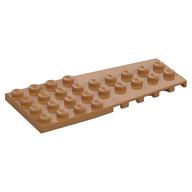 Деталь LEGO Пластина-клин 4 x 9, с выемками под штырёк, Средне-темный телесный