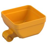 Деталь LEGO Duplo, Tipper Box 4 X 4 X 2, Ярко-светло-оранжевый