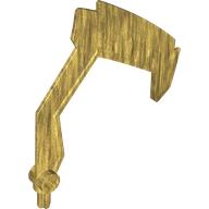 Деталь LEGO Large Figure Weapon Hook, Жемчужно-золотой