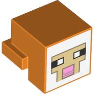 Деталь LEGO ANIMAL HEAD NO.20, Оранжевый