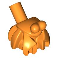 Деталь LEGO Animal, Hermit Crab, with Bar [PLAIN], Оранжевый