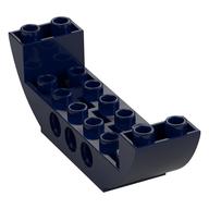 Деталь LEGO Скос изогнутый перевёрнутый двойной 2 x 8 x 2, Темно-синий