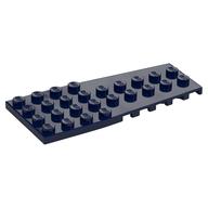 Деталь LEGO Пластина-клин 4 x 9, с выемками под штырёк, Темно-синий