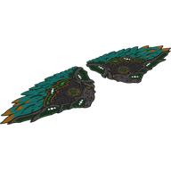 Деталь LEGO Foil for 80056-1, Large Wings, Цвет не указан/любой