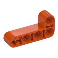 Деталь LEGO Балка Technic Г-образная толстая 2 x 4, Красно-оранжевый