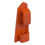 Деталь LEGO Technic, Panel Fairing #21 Very Small Smooth, Side B, Красно-оранжевый