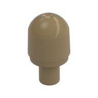 Деталь LEGO Light Cover with Internal Bar / Bionicle Barraki Eye with Hole in Bar, Темно-песочный