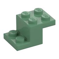 Деталь LEGO Кронштейн 3 x 2 x 1 1/3, с нижним держателем штырька, Песочно-зеленый