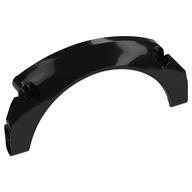 Деталь LEGO Technic Panel Car Mudguard Arched 11 x 5 x 2, Arched Top, Черный
