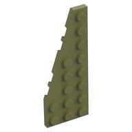 Деталь LEGO Пластина-клин левая 8 x 3, Оливковый