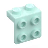 Деталь LEGO Кронштейн 1 x 2 - 2 x 2, Светлый морской волны