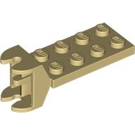 Деталь LEGO Hinge Plate 2 x 4 with Articulated Joint - Female, Песочный