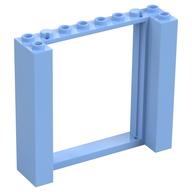 Деталь LEGO Дверная коробка двойная 2 x 8 x 6, Ярко-светло-голубой