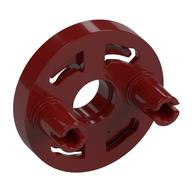 Деталь LEGO Rotation Joint Socket with 2 Pins, Темно-красный