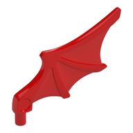 Деталь LEGO Bat wing with Shaft [Chima Bat Wing], Красный