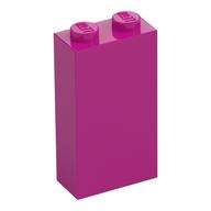 Деталь LEGO Кирпичик 1 x 2 x 3, с нижним держателем штырька, Пурпурный