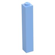 Деталь LEGO Кирпичик 1 x 1 x 5, со сплошным штырьком, Ярко-светло-голубой