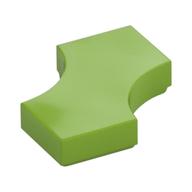 Деталь LEGO Tile Special 2 x 2 with 2 Quarter Round Cutouts, Лайм