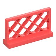 Деталь LEGO Забор 1 x 4 x 2, Коралловый