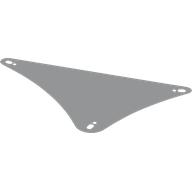 Деталь LEGO Sail Triangular 14 x 11.5, Белый