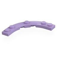 Деталь LEGO Plate Round Corner 5 x 5 with 4 x 4 Round Cutout, Лавандовый
