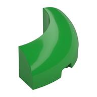 Деталь LEGO Brick Round Corner 3 x 3 x 1 with Bottom Cut Outs [No Studs] [1/4 Arch], Ярко-зеленый