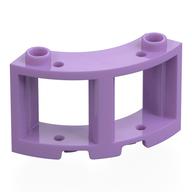 Деталь LEGO Окно круглое 3 x 3 x 2, Средне-лавандовый