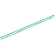 Деталь LEGO Hose, Ribbed 7mm D. 18L, Прозрачный светло-голубой