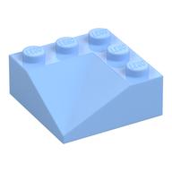 Деталь LEGO Скос двойной вогнутый 33° 3 x 3, Ярко-светло-голубой