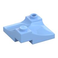Деталь LEGO Brick Curved, Internal, 1 x 3 x 3 with 1/3 Inverted Cutout, Ярко-светло-голубой
