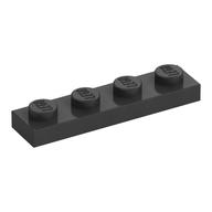 Деталь LEGO Пластина 1 x 4, Жемчужный титановый