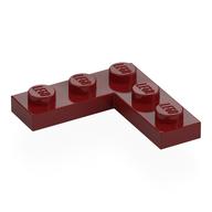 Деталь LEGO Пластина угловая 3 x 3, Темно-красный