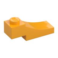 Деталь LEGO Кирпичик изогнутый 3 x 1, с перевёрнутым вырезом 2/3, Ярко-светло-оранжевый